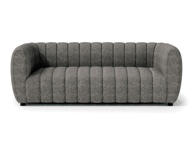 AVERSA Sofa, Black, Gray, & White - Marjories Furniture (Las Vegas, NV)