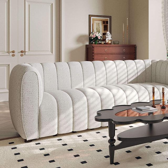 AVERSA Sofa, Black, Gray, & White - Marjories Furniture (Las Vegas, NV)