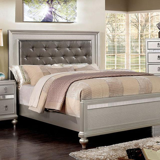 Avior Bed Silver - Marjories Furniture (Las Vegas, NV)
