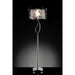 Elva Silver/Chrome Floor Lamp, Double Shade - Marjories Furniture (Las Vegas, NV)