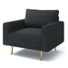 ELVERUM Chair, Black - Marjories Furniture (Las Vegas, NV)