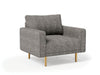 ELVERUM Chair, Charcoal Gray - Marjories Furniture (Las Vegas, NV)