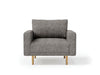 ELVERUM Chair, Charcoal Gray - Marjories Furniture (Las Vegas, NV)