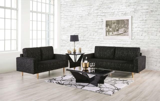 ELVERUM Sofa, Black - Marjories Furniture (Las Vegas, NV)