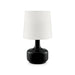 Farah Black 17"H Matte Black Table Lamp - Marjories Furniture (Las Vegas, NV)