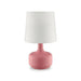 Farah Pink 17"H Matte Pink Table Lamp - Marjories Furniture (Las Vegas, NV)