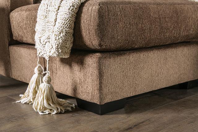 FARRINGDON Sectional, Brown - Marjories Furniture (Las Vegas, NV)