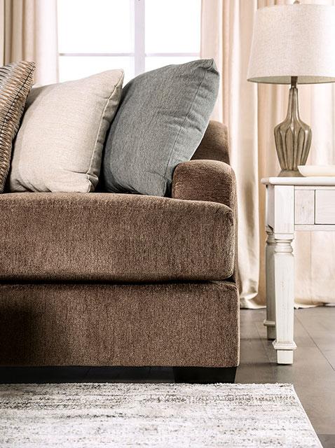 FARRINGDON Sectional, Brown - Marjories Furniture (Las Vegas, NV)
