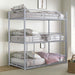 Felgu Triple Twin Metal Bunkbed - Marjories Furniture (Las Vegas, NV)