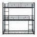 Felgu Triple Twin Metal Bunkbed - Marjories Furniture (Las Vegas, NV)