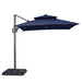 Fida 8 Ft Square Umbrella w/ Double Top + 37" Large Base - Marjories Furniture (Las Vegas, NV)