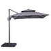 Fida 8 Ft Square Umbrella w/ Double Top + 37" Large Base - Marjories Furniture (Las Vegas, NV)