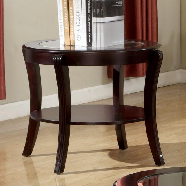 FINLEY Espresso End Table - Marjories Furniture (Las Vegas, NV)