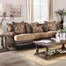 Fletcher Brown/Tan Sofa - Marjories Furniture (Las Vegas, NV)