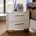 CLEMENTINE Glossy White Night Stand - Marjories Furniture (Las Vegas, NV)