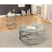 Clonmel End Table, Chrome - Marjories Furniture (Las Vegas, NV)