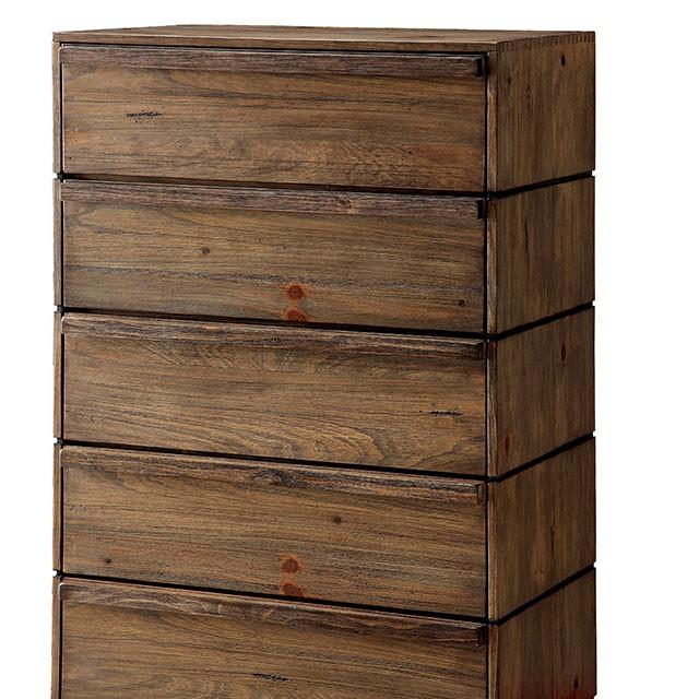 COIMBRA Rustic Natural Tone Chest - Marjories Furniture (Las Vegas, NV)