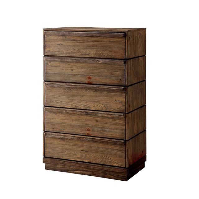 COIMBRA Rustic Natural Tone Chest - Marjories Furniture (Las Vegas, NV)