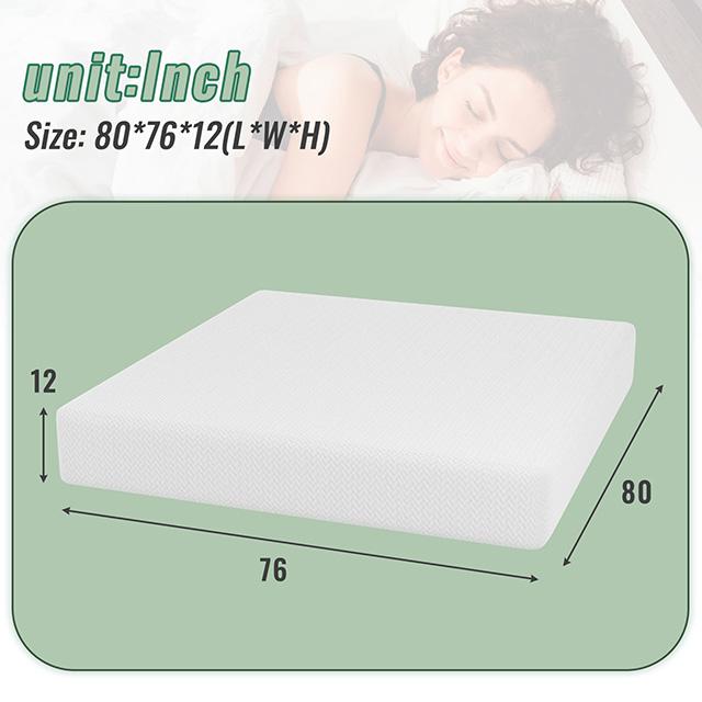 Coreopsis 12" E.King Memory Foam Wave Comfort - Marjories Furniture (Las Vegas, NV)