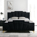 Florizel Bed Black & Red - Marjories Furniture (Las Vegas, NV)