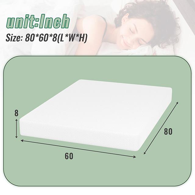 Coreopsis 8" Queen Memory Foam Wave Comfort - Marjories Furniture (Las Vegas, NV)