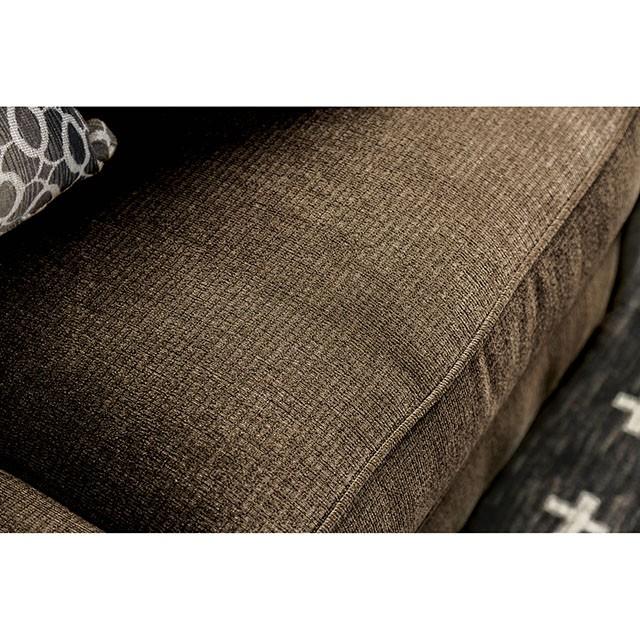 Cornelia Light Brown Love Seat - Marjories Furniture (Las Vegas, NV)