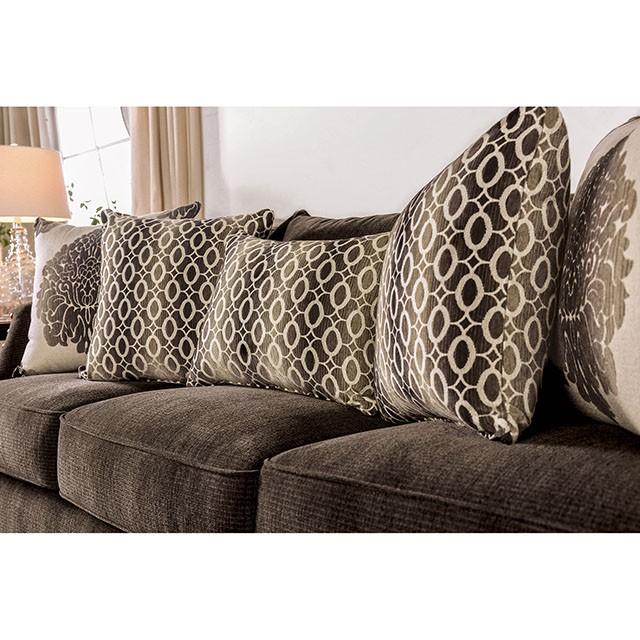 Cornelia Light Brown Love Seat - Marjories Furniture (Las Vegas, NV)