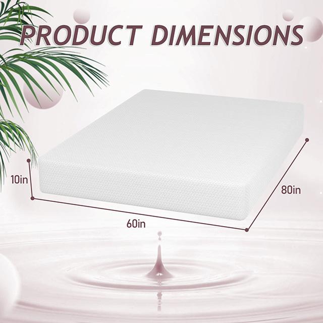 Forsythia 10" Queen Green Tea Gel Memory Foam - Marjories Furniture (Las Vegas, NV)