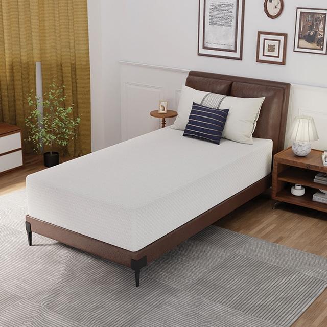 Forsythia 12" Twin Green Tea Gel Memory Foam - Marjories Furniture (Las Vegas, NV)