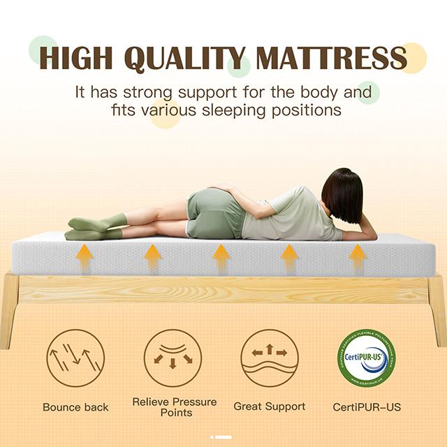Forsythia 8" E.King Green Tea Gel Memory Foam - Marjories Furniture (Las Vegas, NV)