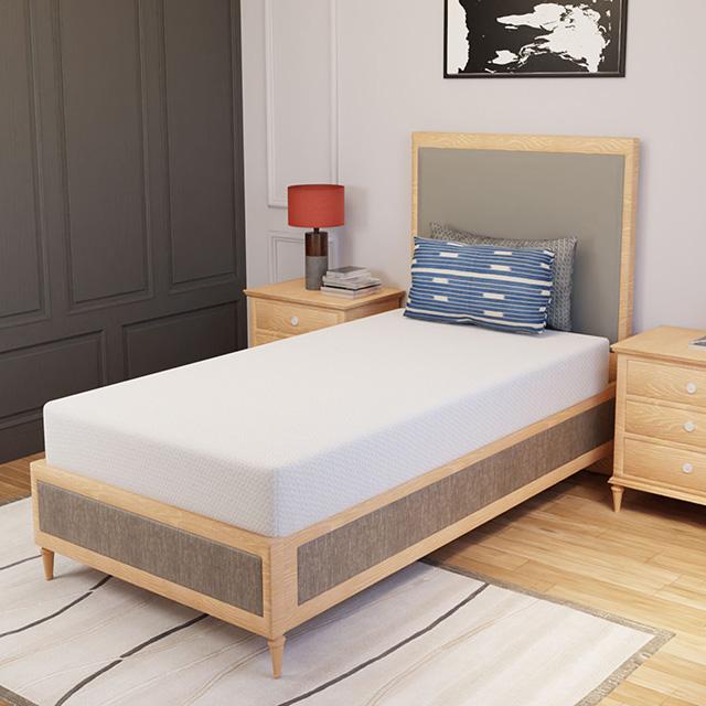 Forsythia 8" Twin Green Tea Gel Memory Foam - Marjories Furniture (Las Vegas, NV)