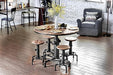 Foskey Antique Black Counter Ht. Chair (2/CTN) - Marjories Furniture (Las Vegas, NV)