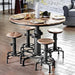 Foskey Antique Black Dining Table - Marjories Furniture (Las Vegas, NV)