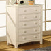 Corry White Chest - Marjories Furniture (Las Vegas, NV)