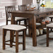 Fredonia 6 Pc Counter Ht Table Set with Bench - Marjories Furniture (Las Vegas, NV)