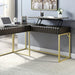 FREIBURG Corner Desk, Walnut - Marjories Furniture (Las Vegas, NV)
