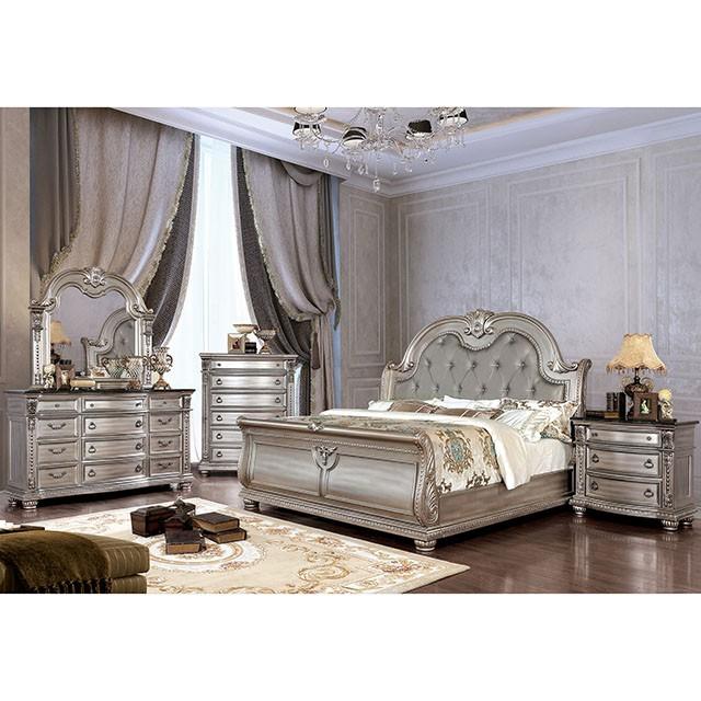 Fromberg Mirror Champagne - Marjories Furniture (Las Vegas, NV)