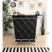Fuero Black/Chrome Bar Table (K/D) - Marjories Furniture (Las Vegas, NV)