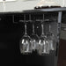 Fuero Black/Chrome Bar Table (K/D) - Marjories Furniture (Las Vegas, NV)