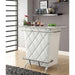 Fuero White/Chrome Bar Table (K/D) - Marjories Furniture (Las Vegas, NV)