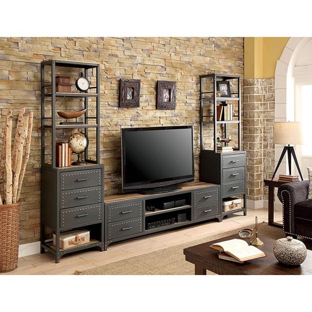 Galway Pier Cabinet W/ 3pcs - Marjories Furniture (Las Vegas, NV)