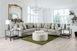 GARDNER Ottoman, Gray/Green - Marjories Furniture (Las Vegas, NV)
