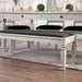Georgia Antique White/Gray Bench - Marjories Furniture (Las Vegas, NV)