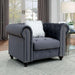 GIACOMO Chair, Gray - Marjories Furniture (Las Vegas, NV)