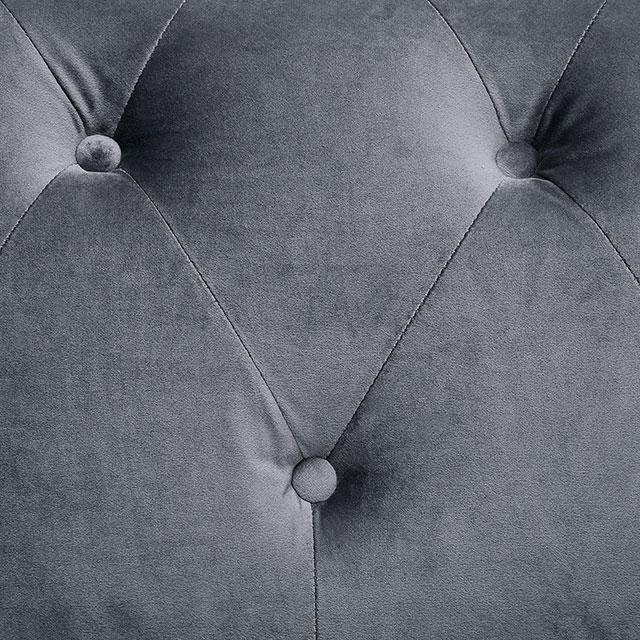GIACOMO Chair, Gray - Marjories Furniture (Las Vegas, NV)