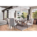 GIANNA Rustic Oak 77" Dining Table - Marjories Furniture (Las Vegas, NV)