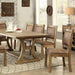 GIANNA Rustic Pine 96" Dining Table - Marjories Furniture (Las Vegas, NV)