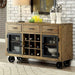 GIANNA Rustic Pine 96" Dining Table - Marjories Furniture (Las Vegas, NV)