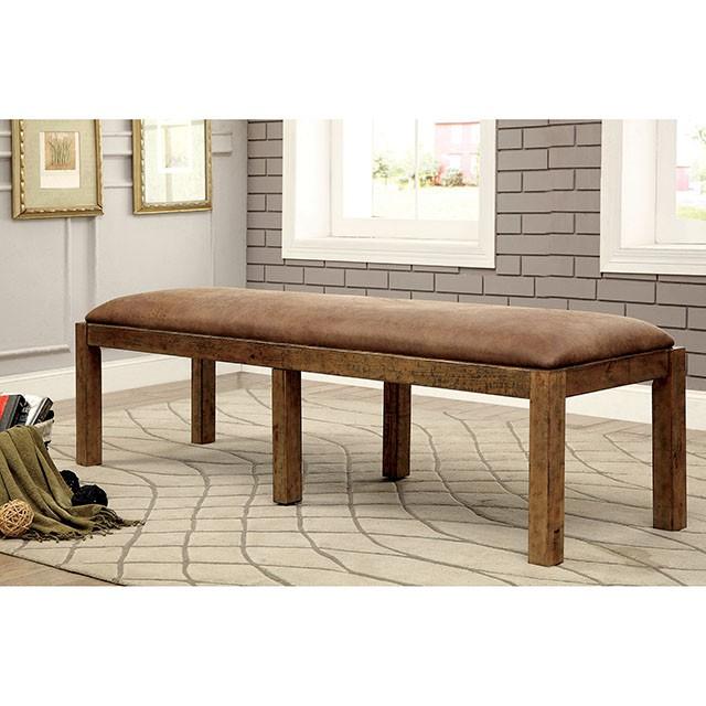 GIANNA Rustic Pine 96" Dining Table - Marjories Furniture (Las Vegas, NV)
