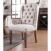 Gianna Rustic Pine/Ivory Wingback Chair (2/CTN) - Marjories Furniture (Las Vegas, NV)